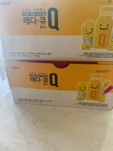 Nhấp để xem toàn màn hình Nước uống giải rượu, thải độc gan Hàn Quốc Ready Q hộp 10 chai x 100ml Korean Red Ginseng photo review