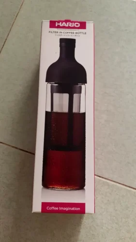 Nhấp để xem toàn màn hình Bình pha cà phê Cold Brew Hario 650ml FIC-70-B (Đen / Xám) photo review