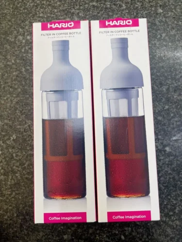 Nhấp để xem toàn màn hình Bình pha cà phê Cold Brew Hario 650ml FIC-70-B (Đen / Xám) photo review